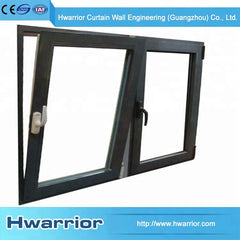 Extrusion profile thermal insulated tilt and turn all weather aluminum windows on China WDMA