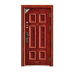 Factory Exterior Security Steel Double Swing Open Door With Steel Security Doors Residential on China WDMA