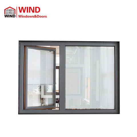 Factory Price Australia Standard Modern Tempered Glass Jalousie Window on China WDMA