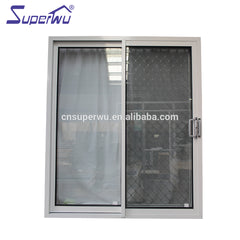 Factory cheap price modern aluminum entry door fiberglass french doors glass lobby with on China WDMA