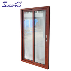 Factory cheap price modern aluminum entry door fiberglass french doors glass lobby with on China WDMA