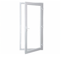 Factory direct supply high quality balcony french doors arched interior half glass panel door Low Price on China WDMA