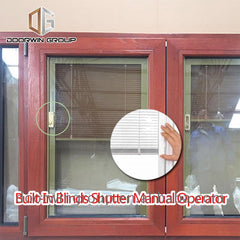 Factory direct supply impact resistant windows prices hurricane hot- sale casement window shutters on China WDMA