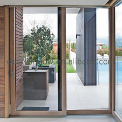 Factory direct supply triple pane sliding door glazed patio doors top track on China WDMA