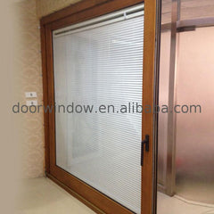 Factory direct supply triple pane sliding door glazed patio doors top track on China WDMA