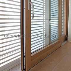 Factory direct supply triple pane sliding door glazed patio doors top track on China WDMA