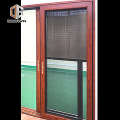 Factory hot sale thermal break aluminium doors tempered glass sliding patio uk on China WDMA