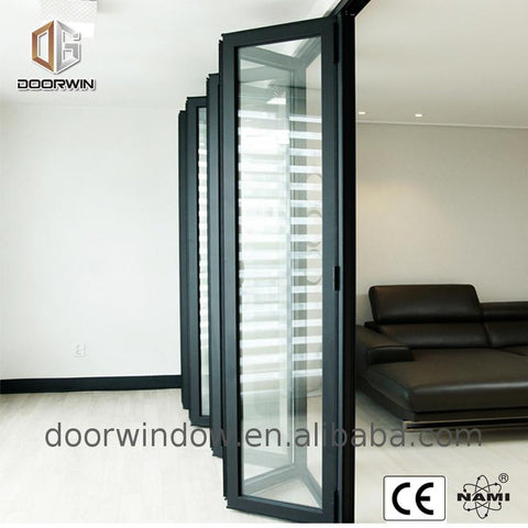 Factory price wholesale white aluminium bifold doors where to buy what size door do i need on China WDMA