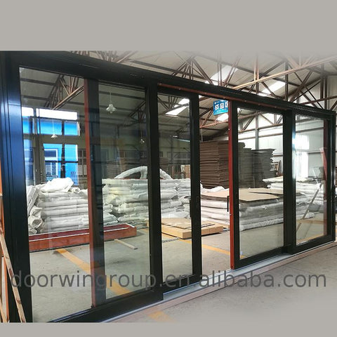 Factory price wholesale wood vs vinyl sliding patio doors clad on China WDMA