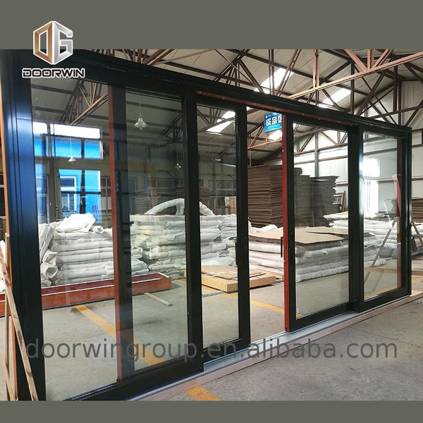 Factory price wholesale wood vs vinyl sliding patio doors clad on China WDMA