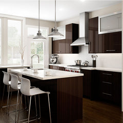 Factory prices new low cost mdf kitchen cabinet and waterproof cabinet doors on China WDMA