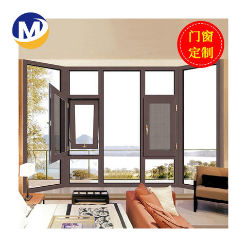 Fashion Aluminum alloy Jalousie Frame Indian double glass casement Window Design Latest Window Design on China WDMA