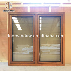 Fashion curved double glazed windows casement vs single hung window with fixed glass on China WDMA