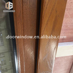 Fashion curved double glazed windows casement vs single hung window with fixed glass on China WDMA