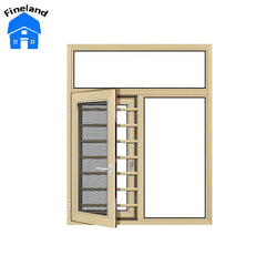 Fast Shipping Shatterproof Casement Windows Aluminium House Crank Out Replacement Windows on China WDMA