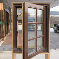 Florida aluminum composite wood double glass windows