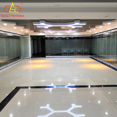 Frameless glass folding door system aluminium sliding folding door hardware on China WDMA