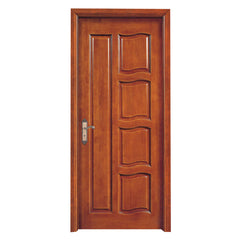 French wooden double walnut 6 panel hardwood exterior doors uk on China WDMA