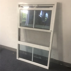 Gaoming factory price aluminum lift up slide vertical window with fixed window on China WDMA