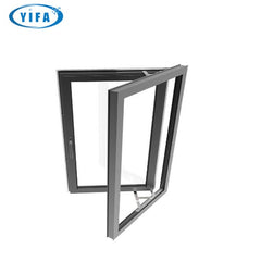 Georgia Factory Price Swing Glass Aluminum Casement Window with Built in Blinds on China WDMA