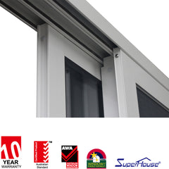 Gliding aluminum windows and doors equipment frameless frosted glass kitchen aluminium doors with low price on China WDMA