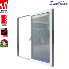 Gliding aluminum windows and doors equipment frameless frosted glass kitchen aluminium doors with low price on China WDMA