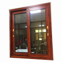 Good Insulation And Watertight aluminium frame sliding glass window with reflective colored glass on China WDMA