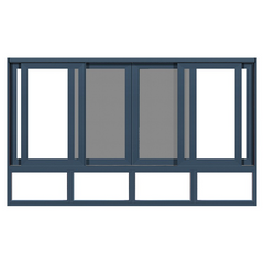 Good Price aluminium toilet glass windows tinted sliding window with factory direct sale on China WDMA