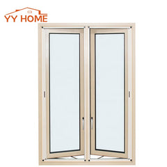 Good Soundproof aluminum double pane casement window used commercial glass windows