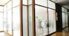 Good price sliding patio doors with built in blinds uk UB6334 on China WDMA