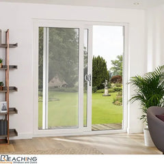 Good quality and price of remote control slide glass door rehau pvc french entry reflect With Service on China WDMA