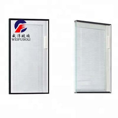 Good quality office curtains and blinds with the double glazing glass windows blinds between glass on China WDMA