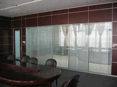 Good quality office curtains and blinds with the double glazing glass windows blinds between glass on China WDMA