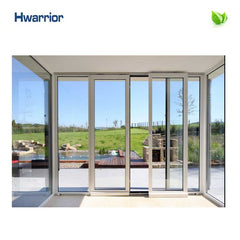 Good quality with fashion design and affordable price aluminium frame double glazing sliding door on China WDMA