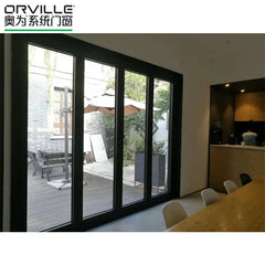 Good selling good wind pressure resistance ORVILLE folding glass door on China WDMA