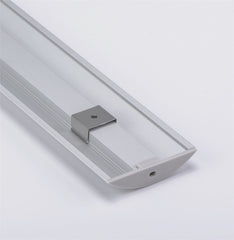 Guangzhou aluminum led channel low profile housing for 12mm pcb led strip light installation on China WDMA