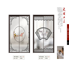 Guangzhou manufacturer price of glass bifold plastic roller 6082 aluminium sliding door size 3900 x2150mm on China WDMA