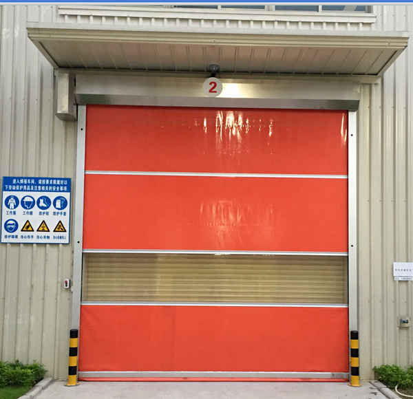 Guangzhou manufacturers high-speed PVC screen rapid rolling safety industrial door with the remote control on China WDMA