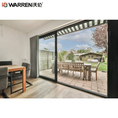 Warren 10 ft Sliding Door 3 Panel Sliding Patio Door 3 Panel Sliding Shower Door Aluminum Glass