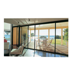 China Manufacturer Custom Residential  Patio Slimline Terrace Aluminum Sliding Door