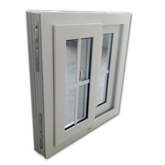 WDMA Luxury design french style pvc double sliding glass window