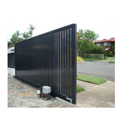 Customized Decorative Courtyard Entrance Aluminum Fence Gate Driveway Sliding Gate