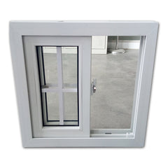 WDMA European design 2 track pvc horizontal sliding window for home