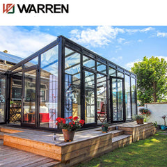 Aluminum tempered glass gazebo sunrooms glass houses