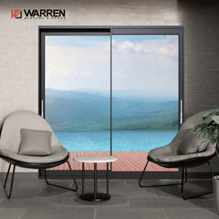 WDMA Exterior Sliding Glass Doors 96 x 80 96 Glass Door Hot Sale