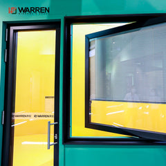 New Design Manufacturers Customized Aluminum Casement Window Horizontal Pivoted Hung Window