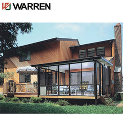 Customized winter garden aluminum glass house thermal insulation sunroom