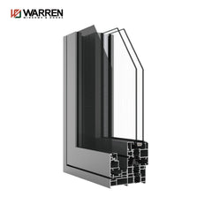 32x68 window factory sale aluminum strip middle narrow casement window for home and office use