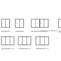 WDMA 96x 96 8ft Sliding Glass Patio Door for sale