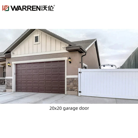 Warren 20x20 Garage Door White Garage Door With Black Accents Insulated Glass Garage Doors Cost